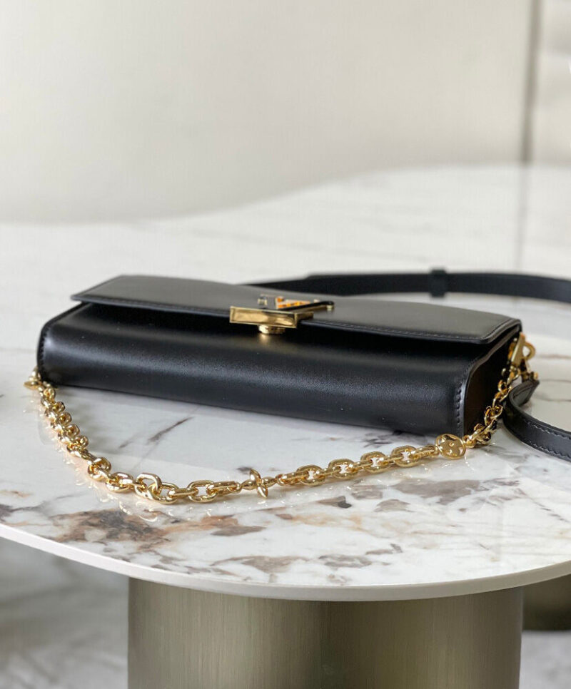 Louis Vuitton Wallet On Chain Capucines M12143 Black